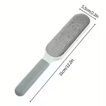 Brosse double face pour enlever les poils d'animaux – Nettoyeur de peluches réutilisable